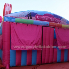 Outdoor Portable Carnival Snack Store Inflatable Fun Food Booth Inflatable Tent