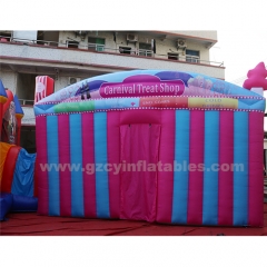 Outdoor Portable Carnival Snack Store Inflatable Fun Food Booth Inflatable Tent