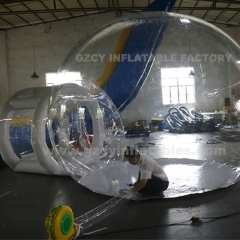 Outdoor camping transparent tent, commercial inflatable bubble room