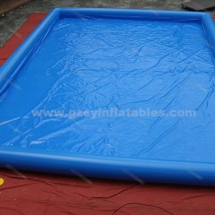 Outdoor playground large square inflatable pool kids inflatable swimming pool