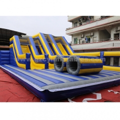Inflatable Slide Trampoline Obstacle Course Slide Combo Kids Inflatable Obstacle Game
