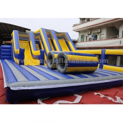 Inflatable Slide Trampoline Obstacle Course Slide Combo Kids Inflatable Obstacle Game