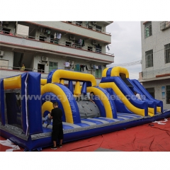 Custom Inflatable Game Park Amusement Park Inflatable Obstacle Race Kids and Adults Bouncy Castle