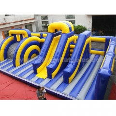 Commercial Outdoor Inflatable Jumping Slide Obstacle Race Adult and Kids Inflatable Castle