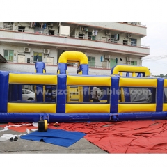 Commercial Outdoor Inflatable Jumping Slide Obstacle Race Adult and Kids Inflatable Castle