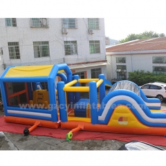 Fun inflatable house children's game inflatable playground slide combination inflatable obstacle
