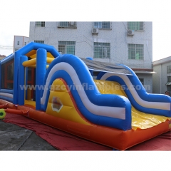 Fun inflatable house children's game inflatable playground slide combination inflatable obstacle