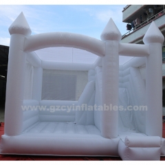 White Inflatable Bounce House Bouncy Castle for Wedding Party or Birthday Party