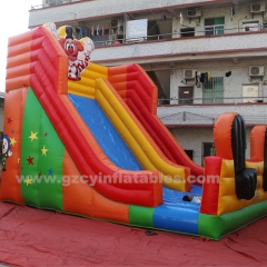 Commercial inflatable climbing castle slide, inflatable castle slide combo