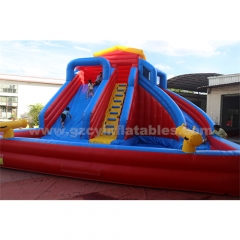Customized PVC inflatable slide inflatable water slide Inflatable pool slide
