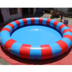 Outdoor large commercial PVC inflatable swimming pool
