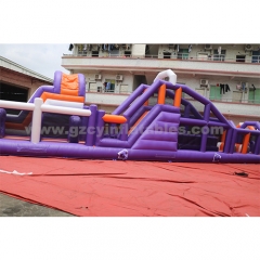 Commercial Inflatable Playground with Obstacle Course and Climbing Wall Slide Bouncer