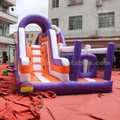 Commercial Inflatable Playground with Obstacle Course and Climbing Wall Slide Bouncer