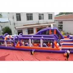 Commercial Inflatable Playground with Obstacle Course and Climbing Wall Slide Bouncer