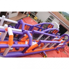 Commercial Inflatable Playground with Obstacle Course and Climbing Wall Slide Bouncer