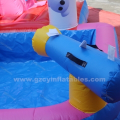 Inflatable Bouncer Jumping Castle Slide With Swimming Pool