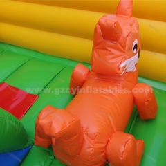 commercial playground outdoor bounce house with slides inflatable fun city castle