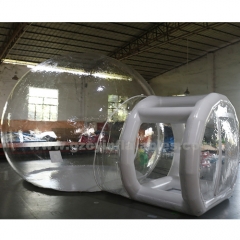 Outdoor PVC dome transparent tent bubble house party camping camping transparent tent with balloons