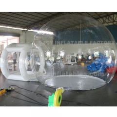 Outdoor PVC dome transparent tent bubble house party camping camping transparent tent with balloons