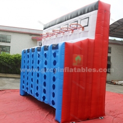 Outdoor commercial inflatable basketball hoop