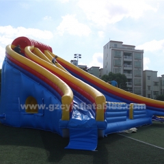 Giant inflatable water slides, inflatable double triple lane slip slide