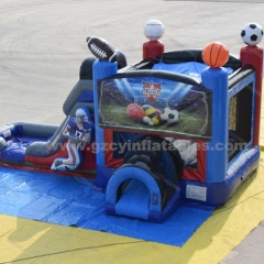 Commercial PVC Inflatable jumping bouncer house castle slide for kids