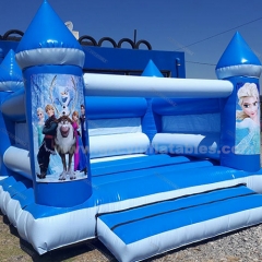 Frozen Inflatable Bounce Trampoline Castle Combo for kids