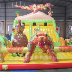 Inflatable Dinosaur Amusement Park Bounce Castle Kids Jumping Playground
