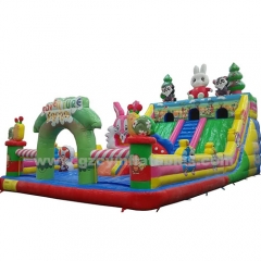Kids Party Moon Inflatable Moonwalk Bouncy Castle House