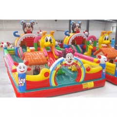 Mickey Park Inflatable Trampoline Combo Kids Party Amusement Park Castle
