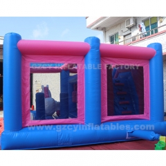 Unicorn inflatable obstacle course inflatable jumping trampoline castle combo