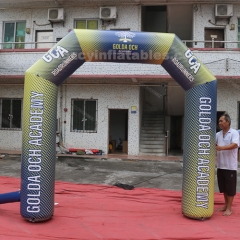 Inflatable golda och academy Arch Outdoor Advertising Inflatable Entrance Archway