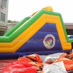 Commercial inflatable obstacle training jumping house inflatable castle combo