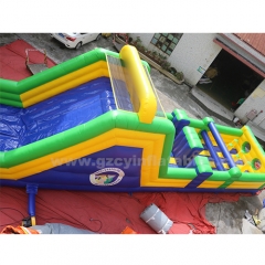 Commercial inflatable obstacle training jumping house inflatable castle combo