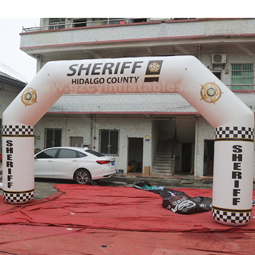 Outdoor Inflatable Advertising Inflatable sheriff Arch