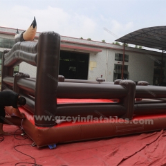 Outdoor interactive amusement equipment inflatable bullfighting arena