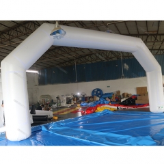 Commercial white inflatable arch