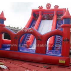 Inflatable water slide ,spiderman inflatable slide combo