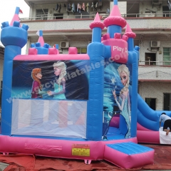 Frozen Party Bouncy Castle Slide Combo