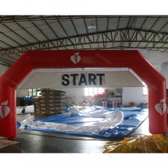 Inflatable start and finish line arch, inflatable sports arch