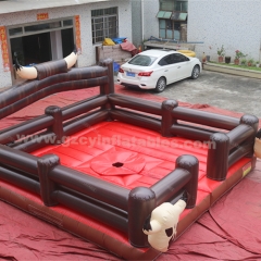 Outdoor interactive amusement equipment inflatable bullfighting arena