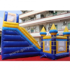 commercial inflatable bouncy castle slide combo for kids