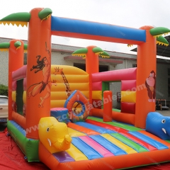Moonwalk Inflatable Amusement Park Trampoline, Commercial Grade Inflatable Jump Castle