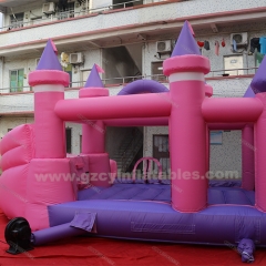 Princess Inflatable Bouncer Castle Slide with Pool