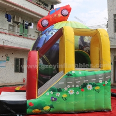 outdoor playground car bounce house, party inflatable car dome castle