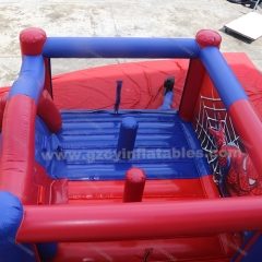 Spiderman Inflatable Castle Slide For Kids