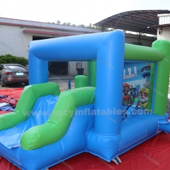 kids mini inflatable bouncer castle slide combo