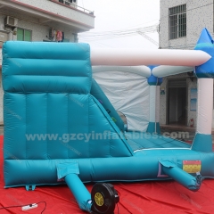 Frozen inflatable bounce house, inflatable castle water slide with swimming pool