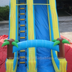 Giant Commercial Backyard Inflatable Water Slide With Pool