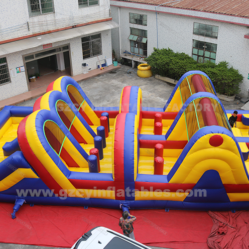 kids inflatable obstacle course race game